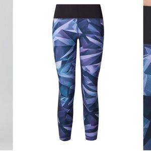 Lululemon Pace Rival Crop Pretty Prism Multi / Black